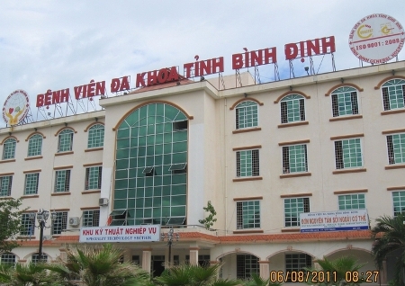 Hospitals in locality of Quy Nhon city